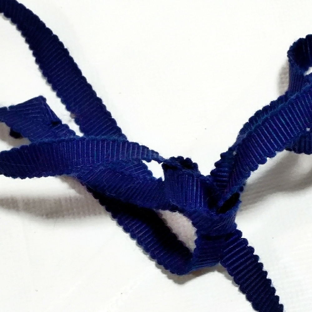 Designer J. Crew Ribbon Tied Pearl & Crystal Necklace - Picture 7 of 8